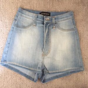 Brand-new high-waisted fashion nova jean shorts